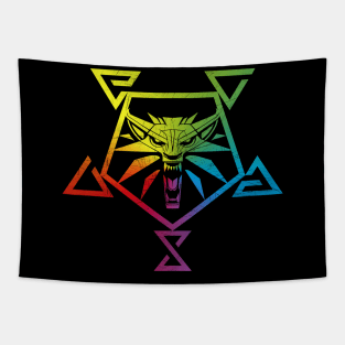 Witcher Wolf & Signs Tapestry