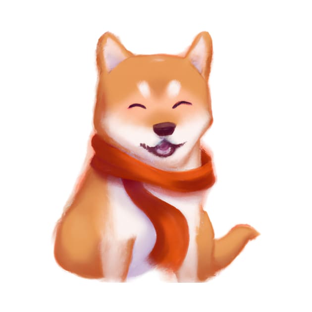 Cute Shiba Inu Drawing by Play Zoo