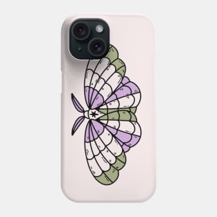 genderqueer moth Phone Case