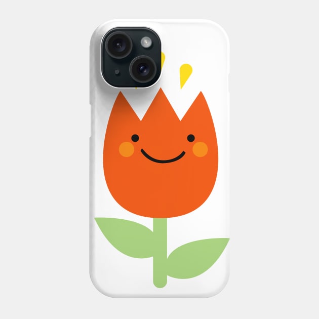 Happy Tulip Phone Case by ilaamen