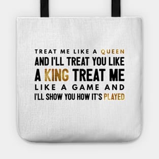 King and queen Tote