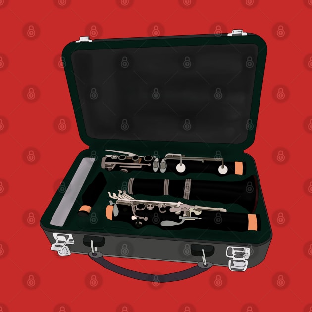 Clarinet Disassembled Inside a Suitcase by DiegoCarvalho