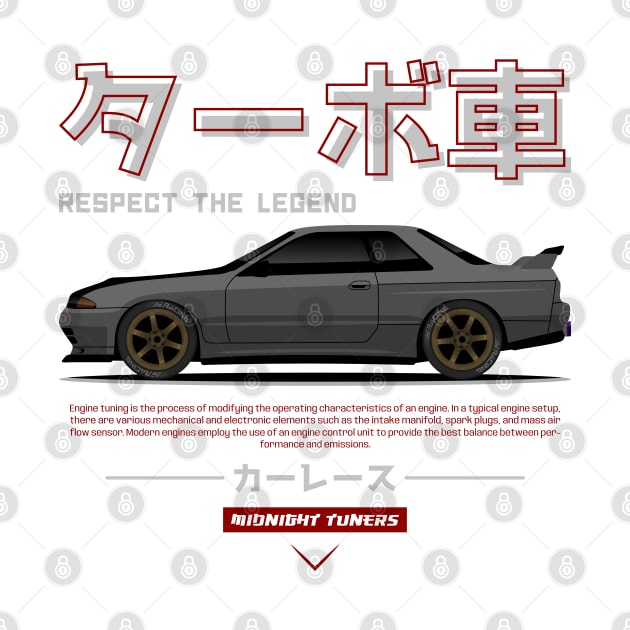 Silver JDM GTR R32 Legend by RacingSize