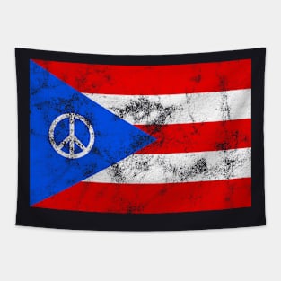 Puerto Rican Peace Flag Puerto Rico Pride Tapestry