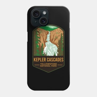 Kepler Cascades Yellowstone National Park Phone Case