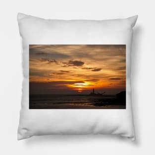 Sunrise over St Mary's Island Pillow