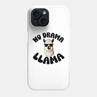 Cute Funny No Drama Llama Phone Case