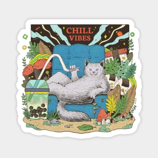 chill vibes Magnet