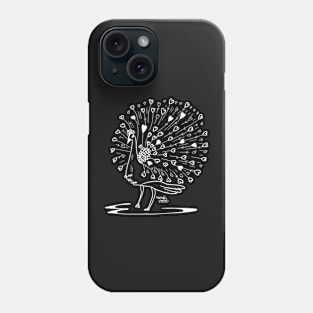 Love Animals - peacock love feathers Phone Case