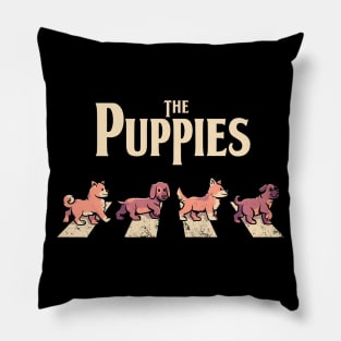 The Puppies - Cute Dog Band Gift Pillow