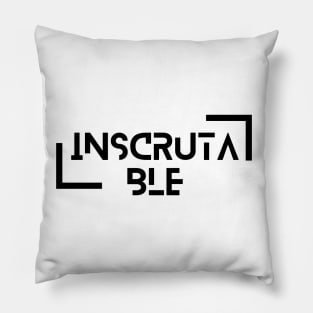 INSCRUTABLE by csv Pillow