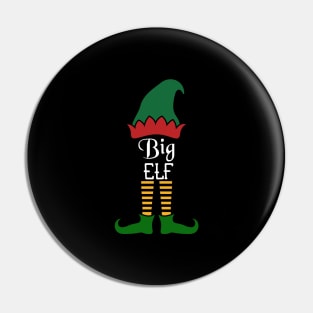 Big Elf Matching Family Group Christmas Party Pajama Pin