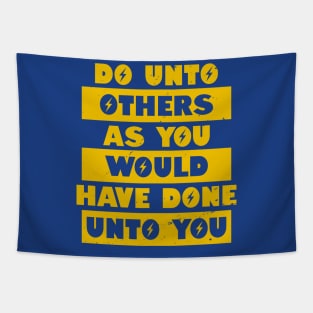 The Golden Rule TV Series Gaming Quote Tapestry