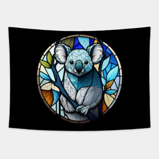 Koala Animal Portrait Stained Glass Wildlife Outdoors Adventure Tapestry