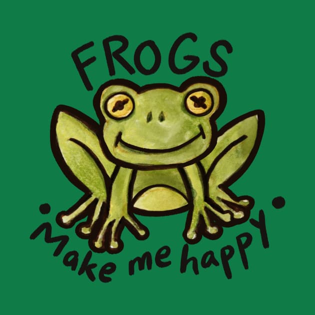 Frogs make me Happy by bubbsnugg