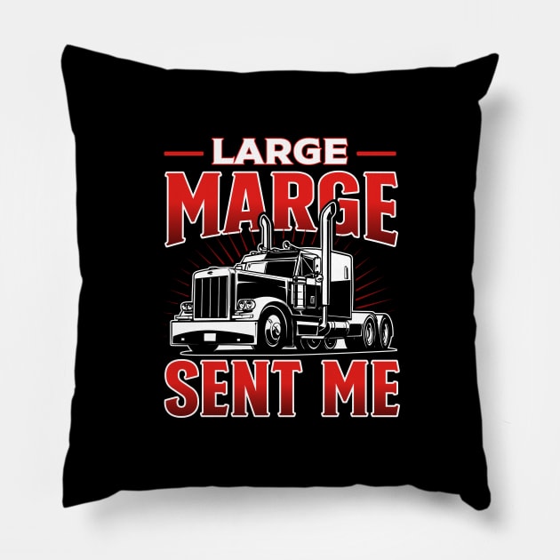 Large Marge Sent Me Pillow by TheDesignDepot