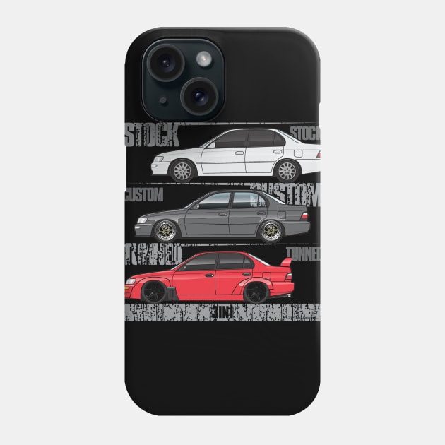 3 in 1 Corolla E100 Phone Case by JRCustoms44