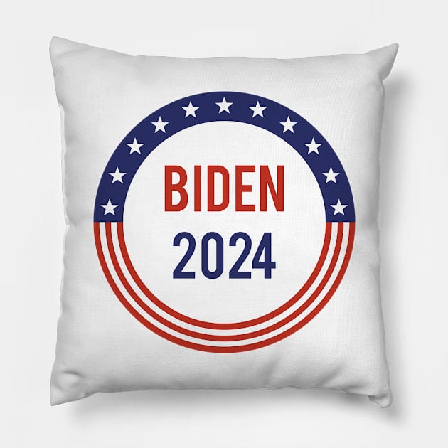 Biden 2024 Pillow by powniels