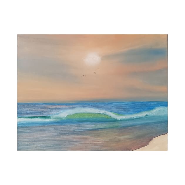 Sea Breeze oil painting by Tabitha Kremesec by TeteSteva19