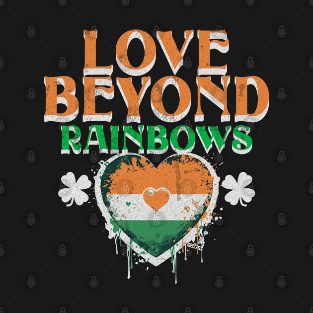 St Patrick's Day Design Love Beyond Rainbows by ejsulu