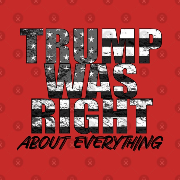 Trump Was Right About Everything by GreenGuyTeesStore