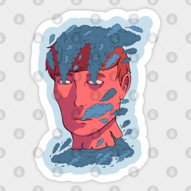 Smoke Man Trippy Sticker Teepublic Smoke effect png transparent images. teepublic