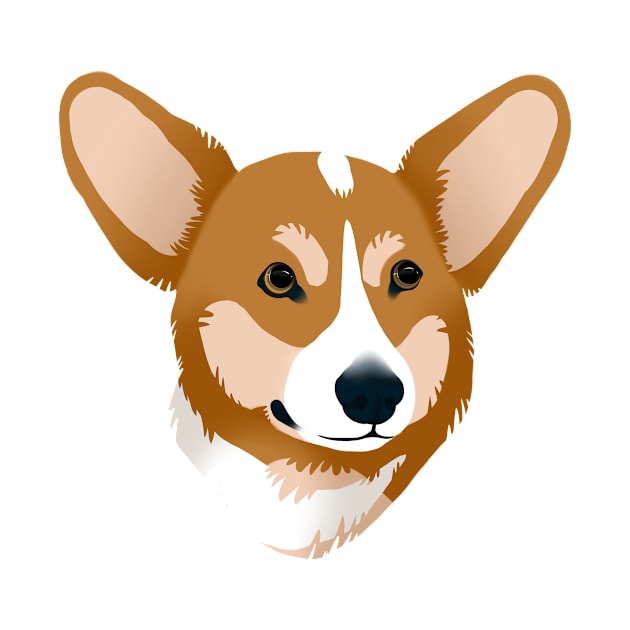 SimpliciTee - Red Pembroke Welsh Corgi by Larthan