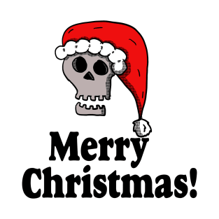 Santa Skull Merry Christmas T-Shirt