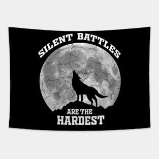 silent battles are the hardest Tapestry