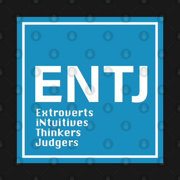 MBTI, ENTJ , 16 Personalities , blue by princessmi-com