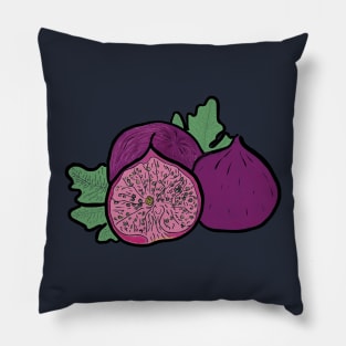 Fall season, fresh juicy figs Pillow