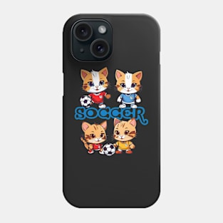 The cats soccer club Phone Case