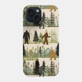 Bigfoot in the Pines Phone Case