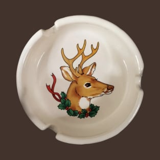 Reindeer Ashtray Holiday Cheer T-Shirt