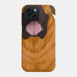 Cute Mastiff Drawing Phone Case