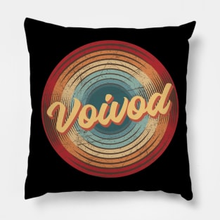 voivod vintage circle Pillow