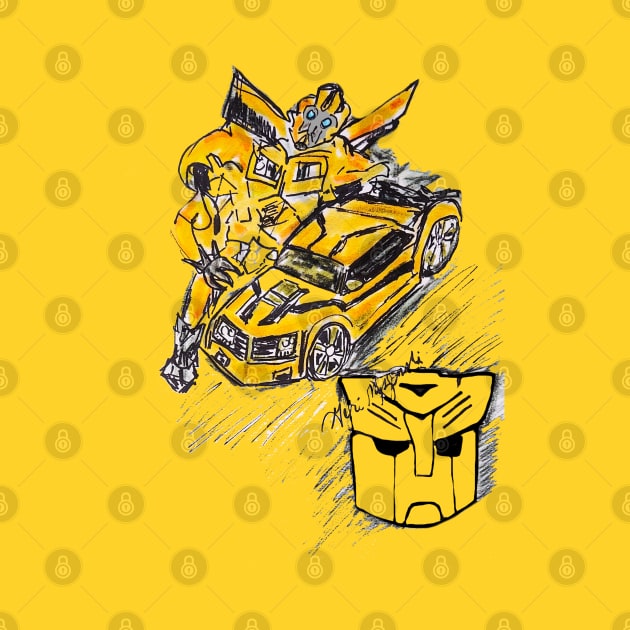 Bumblebee (Transformers) by TheArtQueenOfMichigan 