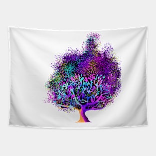 Colorfull tree Tapestry