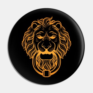 Lion Knocker Pin