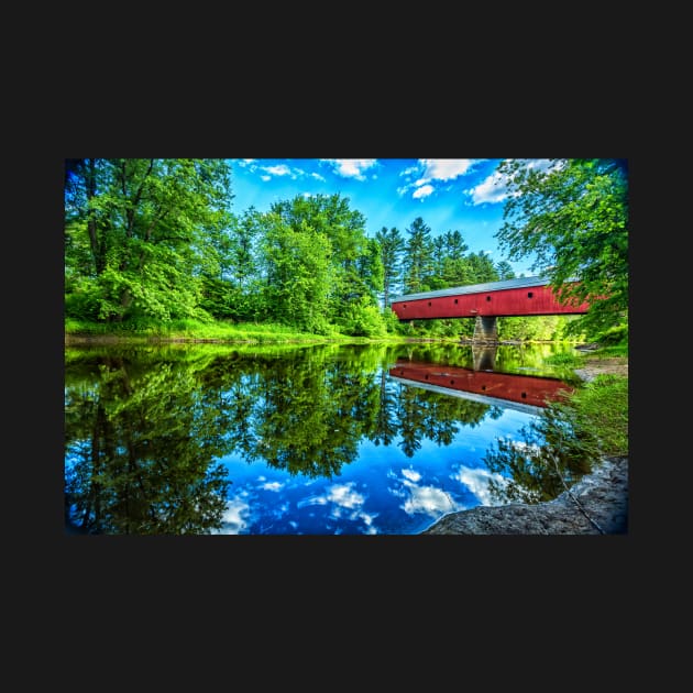 Sawyers Crossing Covered Bridge by Gestalt Imagery