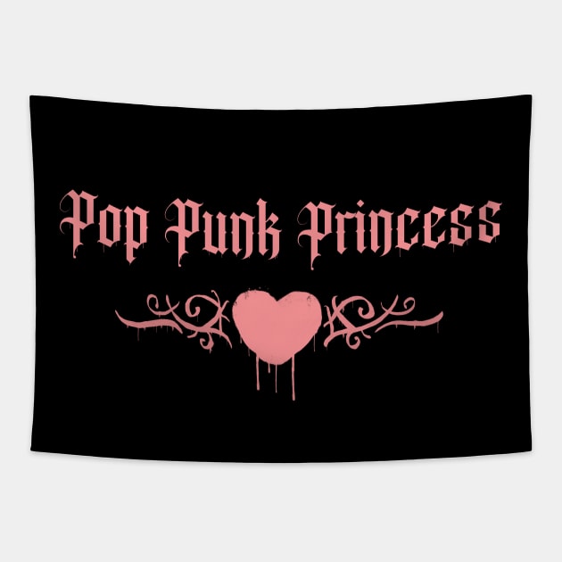 Pop Punk Princess Tapestry by RoserinArt