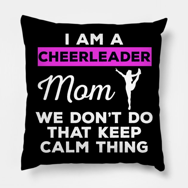 Cheerleader Mom Pillow by mikevdv2001