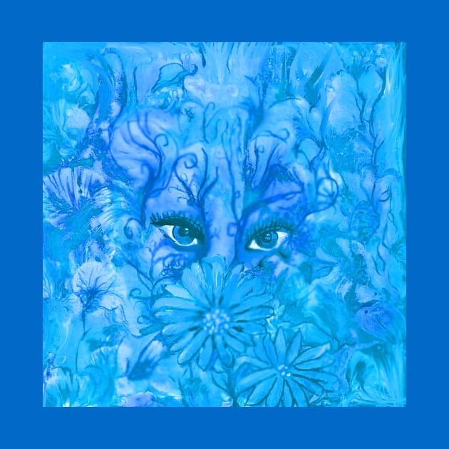 Beautiful Creature Artwork in Vivid Blue by Klssaginaw