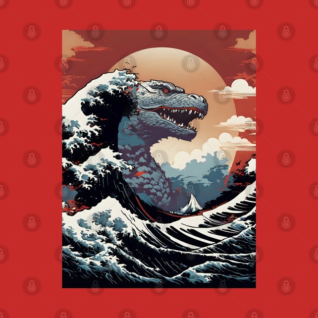 Kanagawa Monster by Rogue Clone