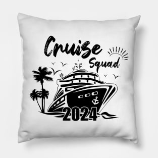 Cruise Squad 2024 Group Gifts Vacation Family Matching Pillow