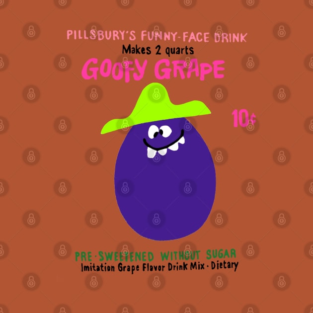 Funny Face Drink Mix "Goofy Grape" by offsetvinylfilm