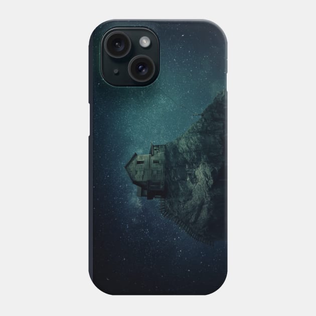 house on a hill Phone Case by psychoshadow