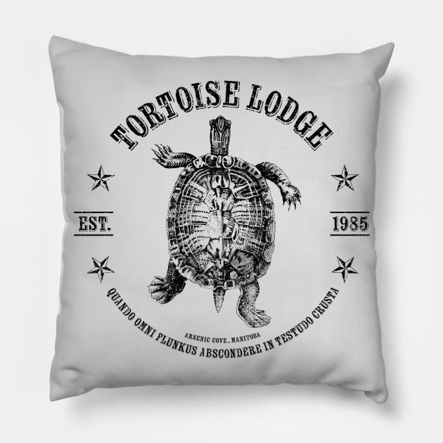 Tortoise Lodge (worn) [Rx-Tp] Pillow by Roufxis