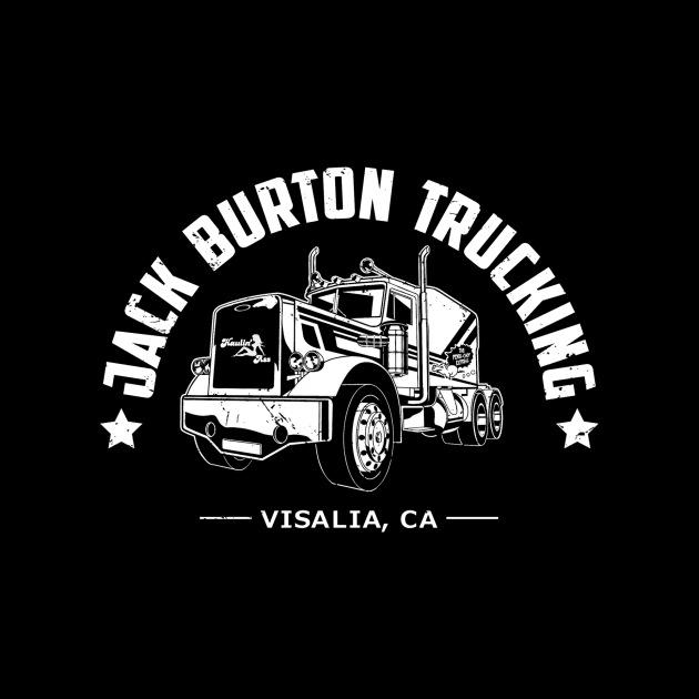 Jack Burton Trucking (Black Print) by Miskatonic Designs