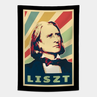 Franz Liszt Vintage Colors Tapestry